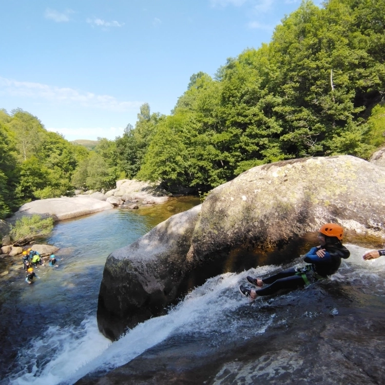 canyoning avec La Cazelle